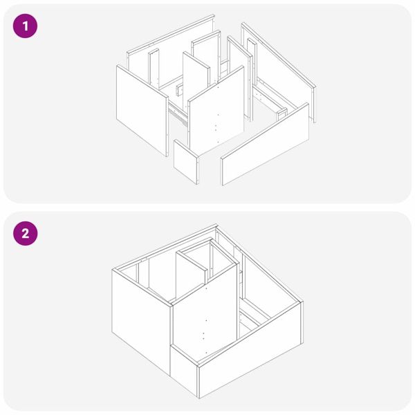 Градинска саксия Сребрист 60 x 60 x 50 см Галванизирана стомана