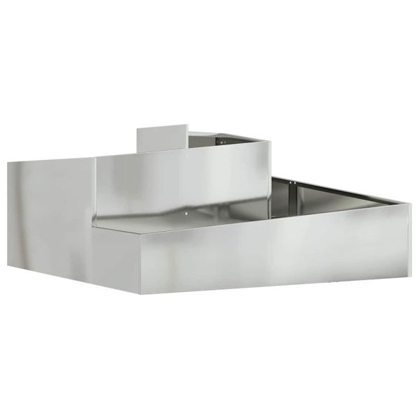 Градинска саксия Сребрист 100 x 100 x 50 cm