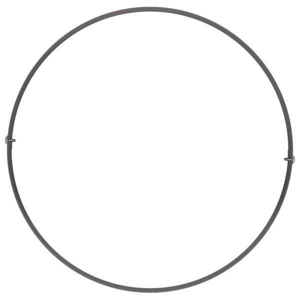 Градинска саксия Черно 30 x 30 x 20 cm Стомана