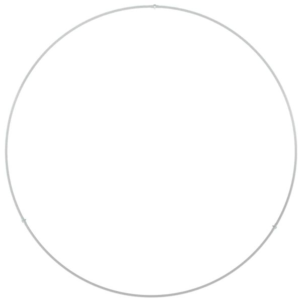 Градинска саксия 5 pcs Бяло 80 x 80 x 20 cm