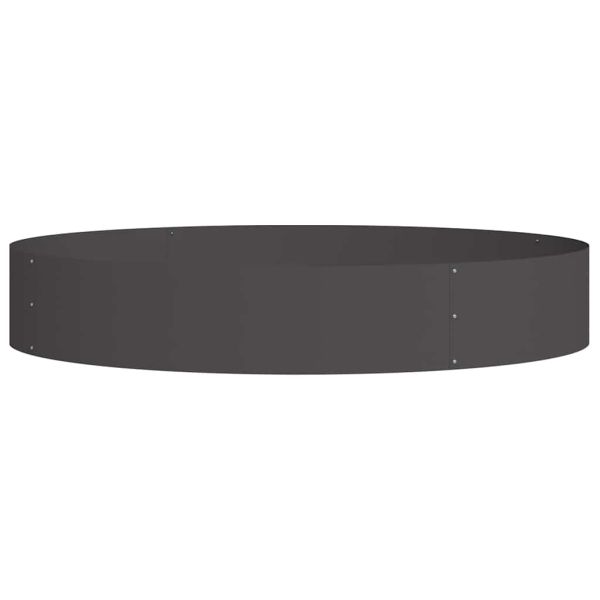 Градинска саксия 5 pcs Черно 120 x 120 x 20 см