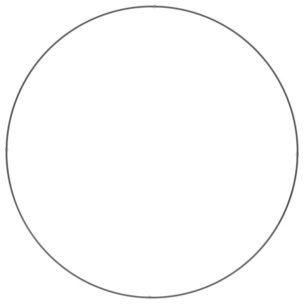 Градинска саксия 5 pcs Черно 120 x 120 x 20 см