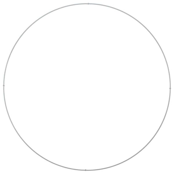 Градинска саксия Сребрист 120 x 120 x 20 см Поцинкована стомана