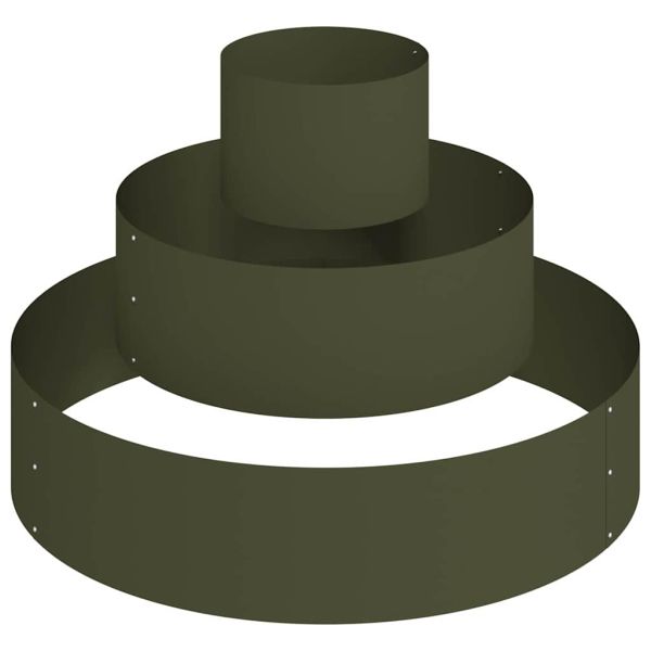 Градинска саксия Маслинено зелено 90 x 90 x 20 см