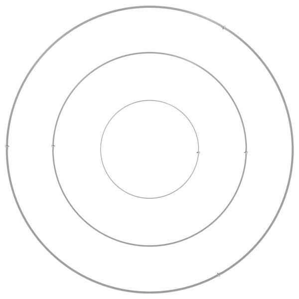 Градинска саксия Сребрист 90 x 90 x 20 см Неръждаема стомана