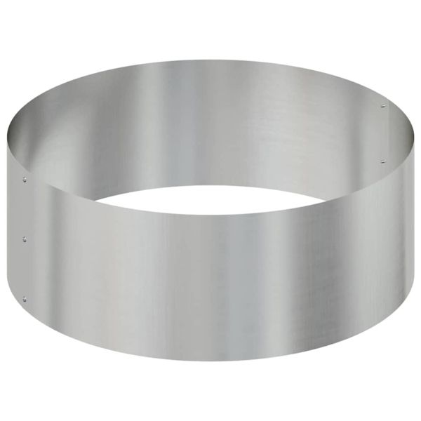 Градинска саксия Сребрист 90 x 90 x 20 см Галванизирана стомана