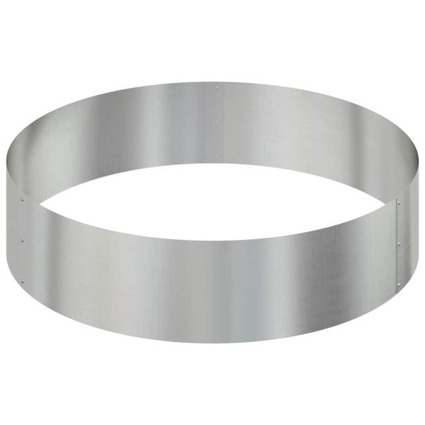 Градинска саксия Сребрист 90 x 90 x 20 см Галванизирана стомана