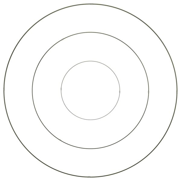 Градинска саксия Маслинено зелено 120 x 120 x 20 см