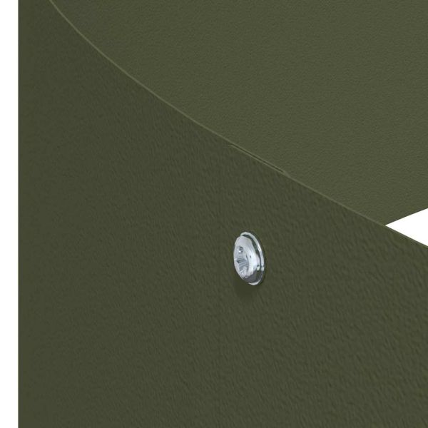 Градинска саксия Маслинено зелено 120 x 120 x 20 см