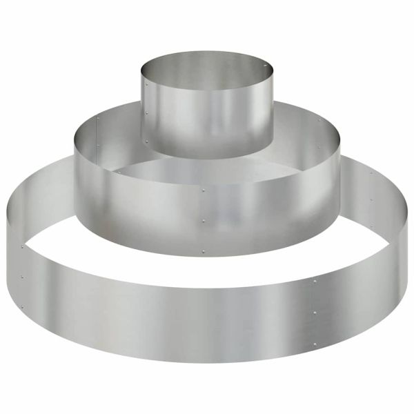 Градинска саксия Сребрист 120 x 120 x 20 см