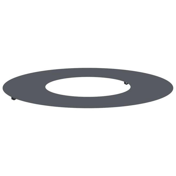 подходяща за плоски дървени халки Антрацит Ø30 / 60 см Стомана