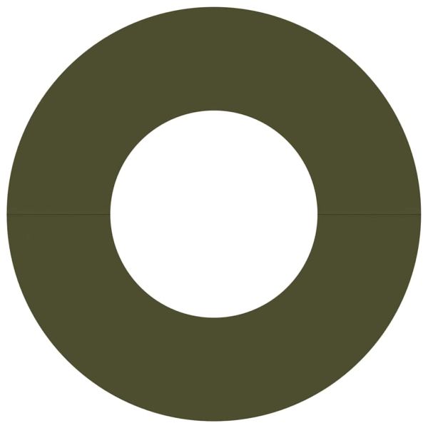 подходяща за плоски дървени халки 5 pcs Маслиненозелен