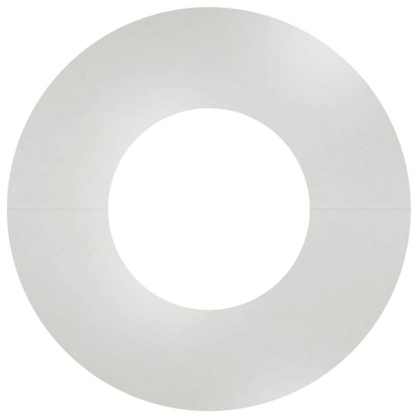 подходяща за плоски дървени халки Сребрист Ø30 / 60 см