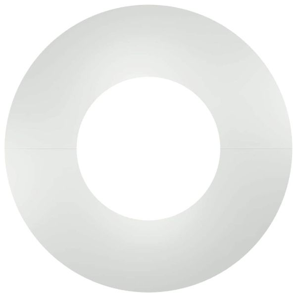 подходяща за плоски дървени халки Сребрист Ø30 / 60 см