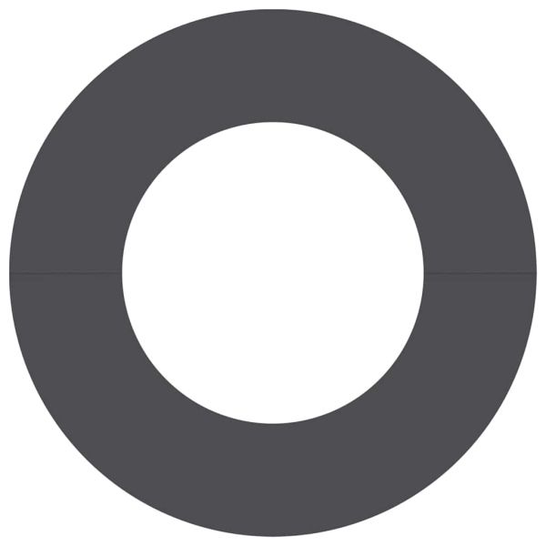 подходяща за плоски дървени халки Черно Ø40 / 70 см Стомана