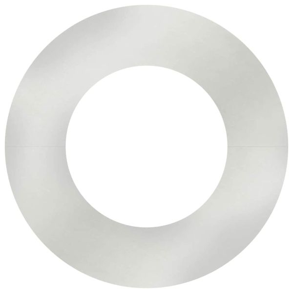 подходяща за плоски дървени халки Сребрист Ø40 / 70 см