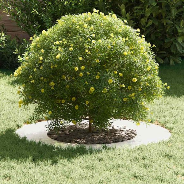 подходяща за плоски дървени халки 5 pcs Сребрист Ø40 / 70 см