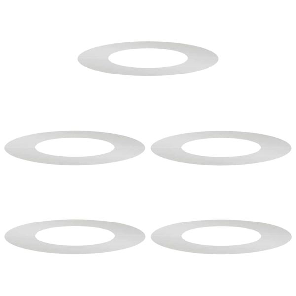 подходяща за плоски дървени халки 5 pcs Сребрист Ø40 / 70 см