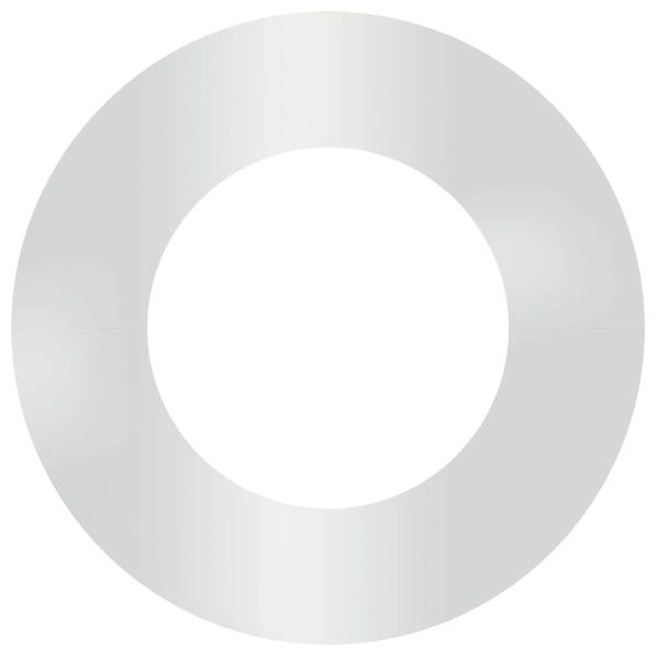 подходяща за плоски дървени халки 5 pcs Сребрист Ø40 / 70 см