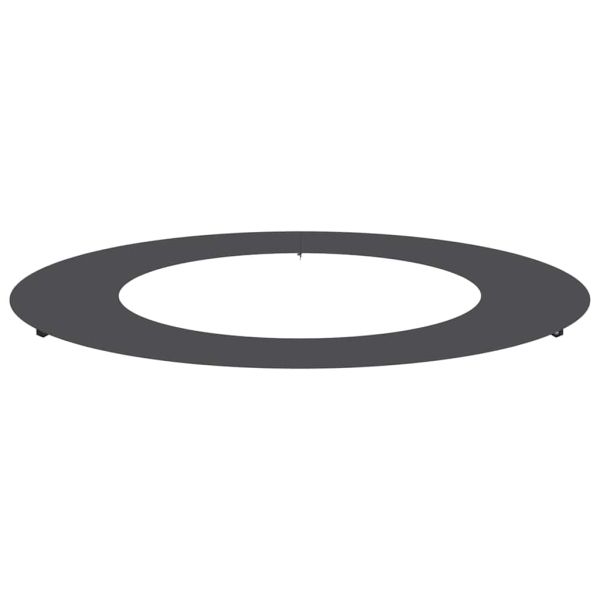 подходяща за плоски дървени халки Черно Ø50 / 80 см Стомана