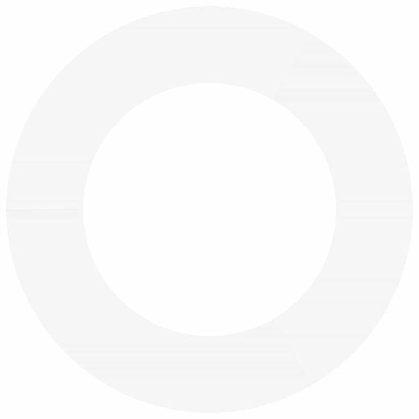 подходяща за плоски дървени халки Бяло Ø50 / 80 см Стомана