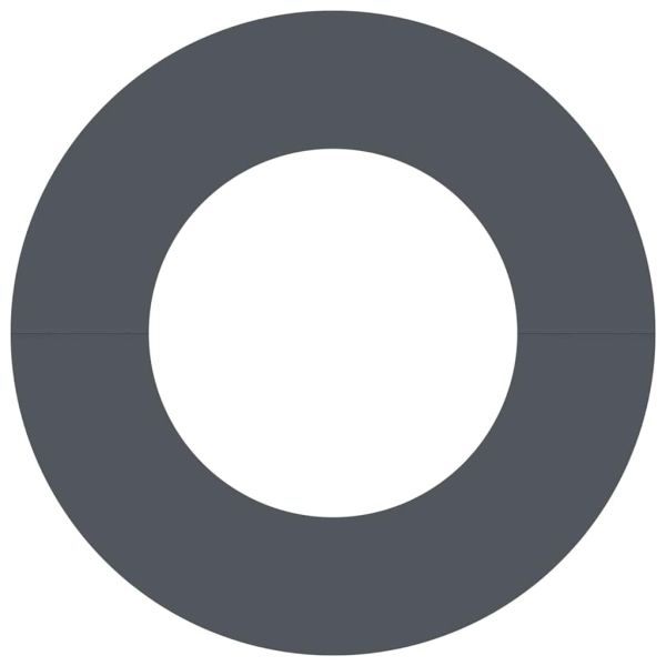 подходяща за плоски дървени халки Антрацит Ø50 / 80 см Стомана