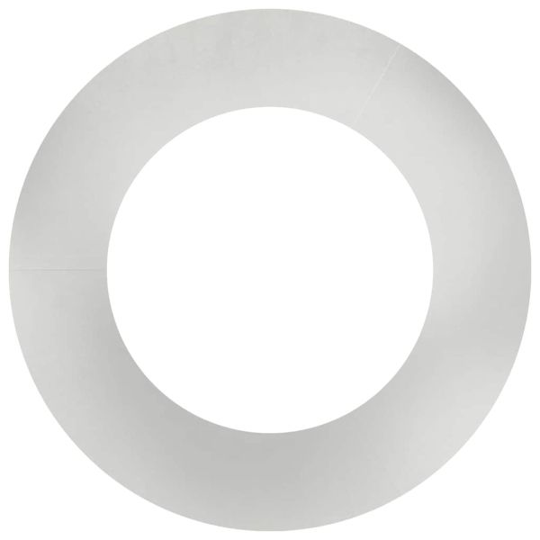 подходяща за плоски дървени халки Сребрист Ø50 / 80 см