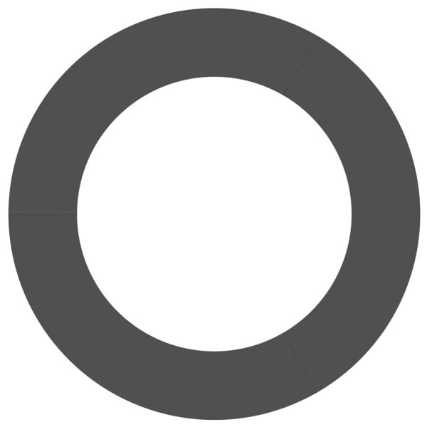 подходяща за плоски дървени халки 5 pcs Черно Ø60 / 90 см Стомана