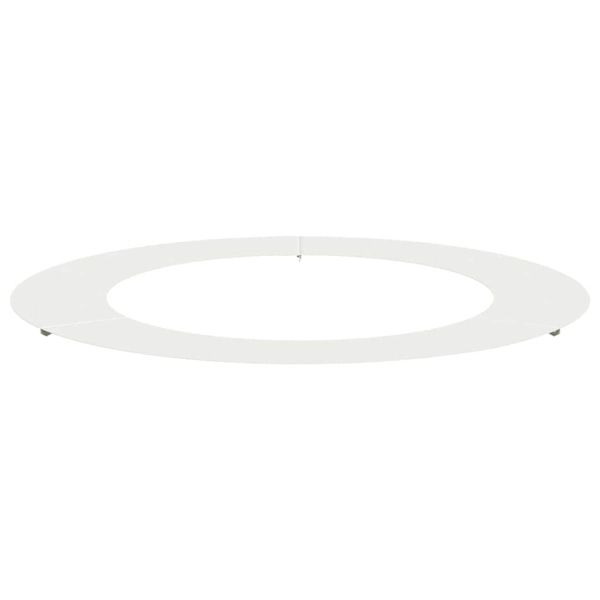 подходяща за плоски дървени халки Бяло Ø60 / 90 см Стомана