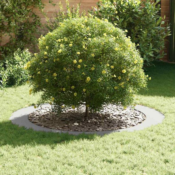 подходяща за плоски дървени халки 5 pcs Бяло Ø90 / 120 см Стомана