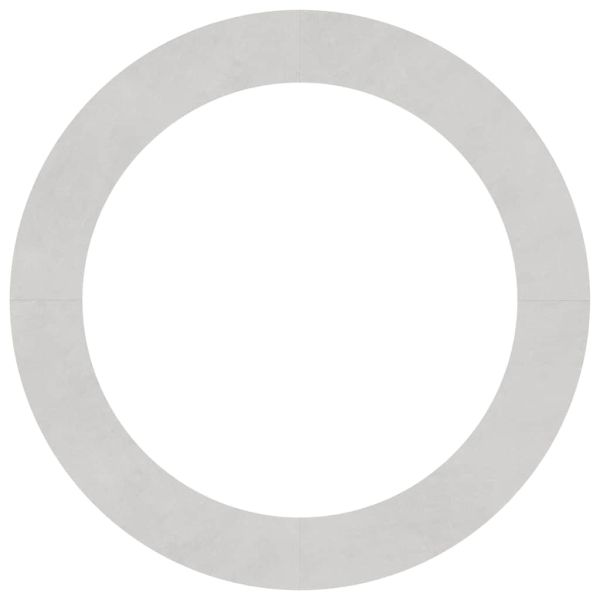 подходяща за плоски дървени халки 5 pcs Сребрист Ø90 / 120 см