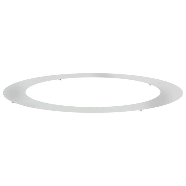 подходяща за плоски дървени халки Сребрист Ø90 / 120 см