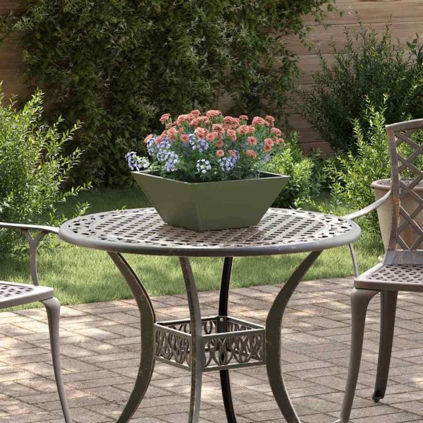 Градинска саксия 5 pcs Маслинено зелено 35 x 35 x 15 см