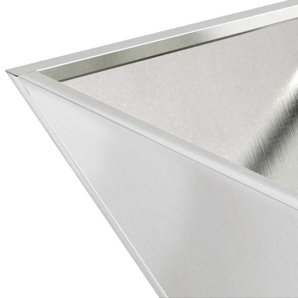 Градинска саксия 5 pcs Сребрист 35 x 35 x 15 см