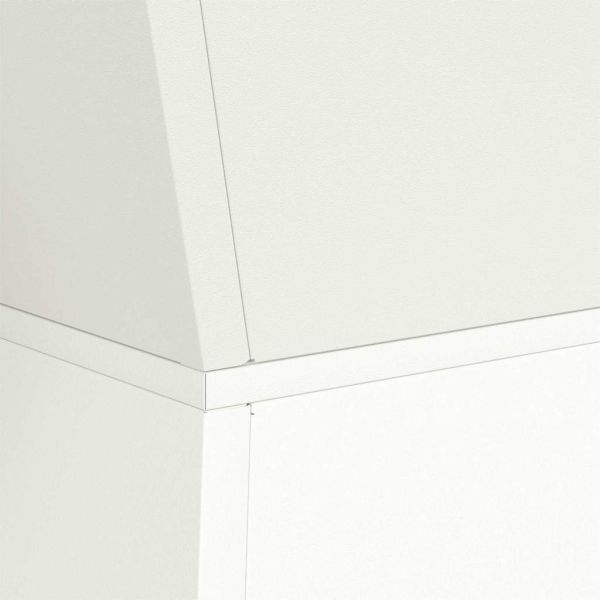 Саксия с колона Бяло 35 x 35 x 73 см