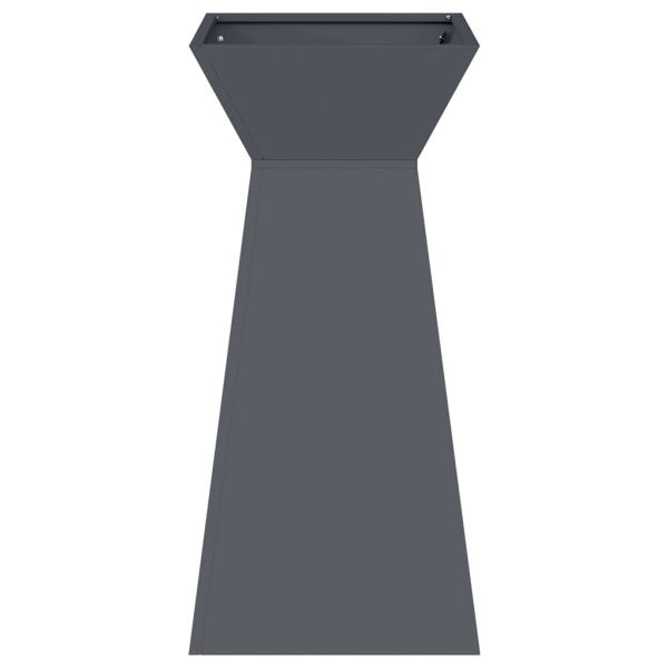 Саксия с колона 2 pcs Антрацит 35 x 35 x 73 см