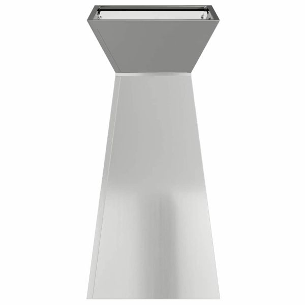 Саксия с колона 2 pcs Сребрист 35 x 35 x 73 см