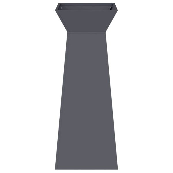 Саксия с колона 2 pcs Антрацит 40 x 40 x 100 cm
