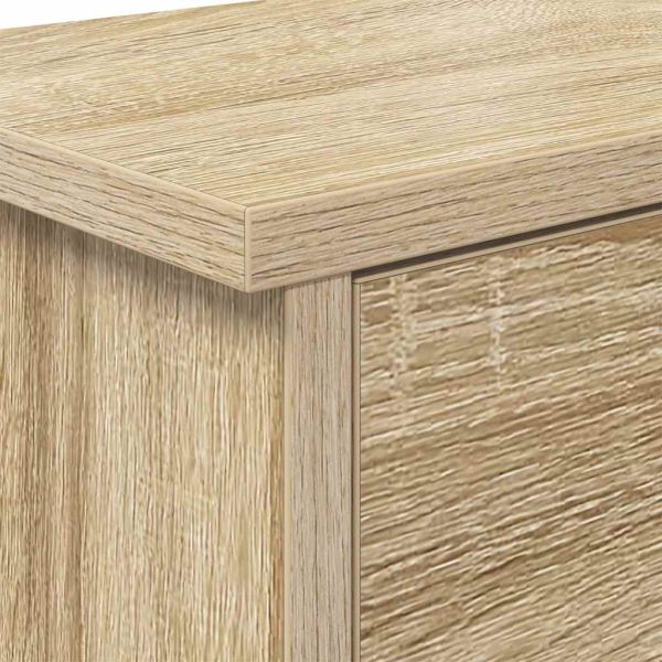 Стенен закачалка за палта с рафт Сонома дъб 50 x 20 x 30 см