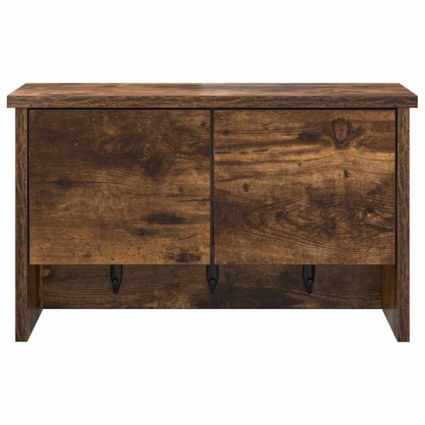 Стенен закачалка за палта с рафт Димян дъб 50 x 20 x 30 см