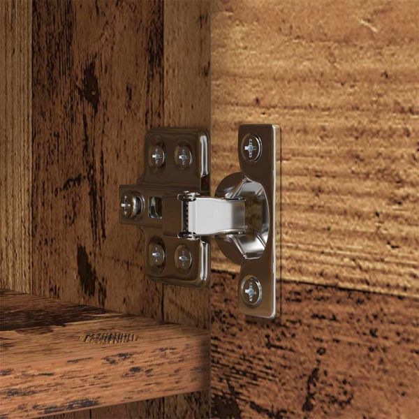 Стенен закачалка за палта с рафт Старо дърво 50 x 20 x 30 см