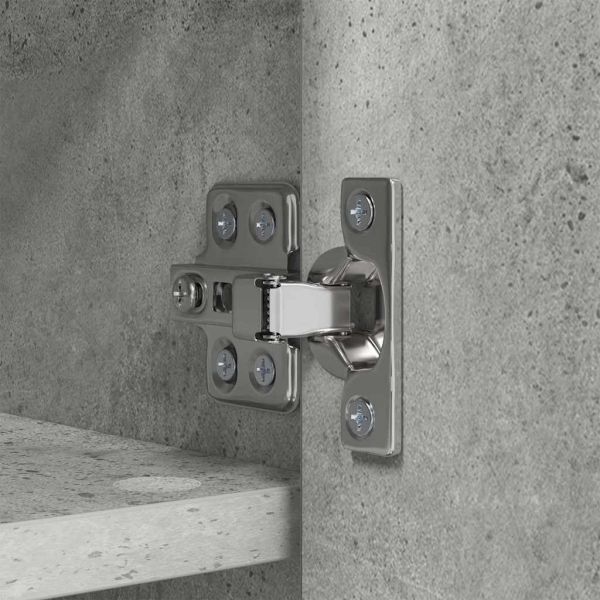 Стенен закачалка за палта с рафт Циментено сиво 80 x 20 x 30 cm