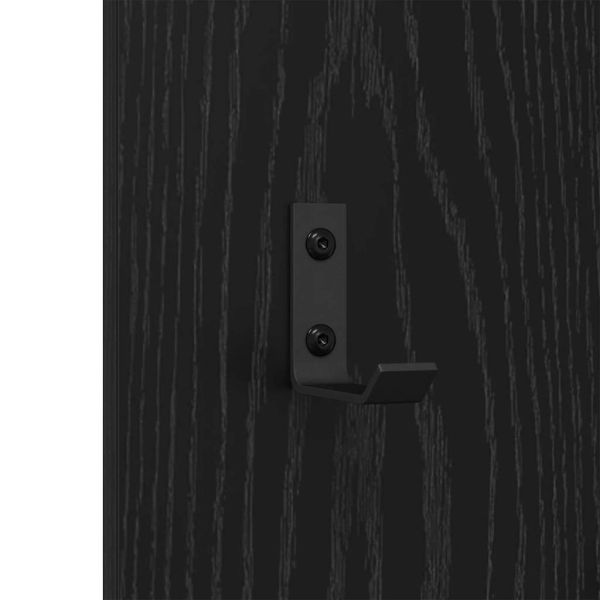 Стенен закачалка за палта Черния дъб 30 x 1,5 x 80 см