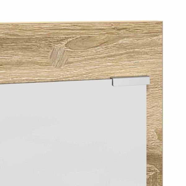 Стенен закачалка за палта с рафт Сонома дъб 90 x 10 x 50 см