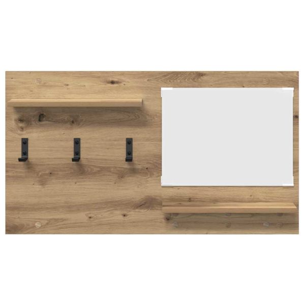 Стенен закачалка за палта Дъб 90 x 10 x 50 см Инженерно дърво