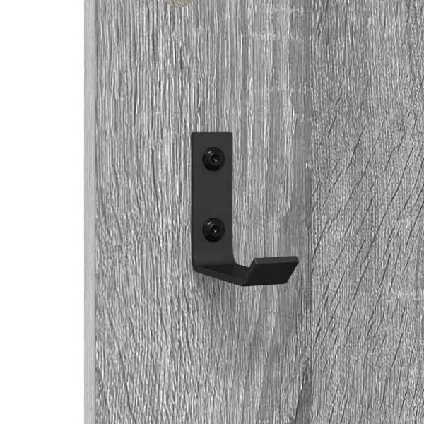 Стенен закачалка за палта Сив Сонома 96 x 1,5 x 90 см