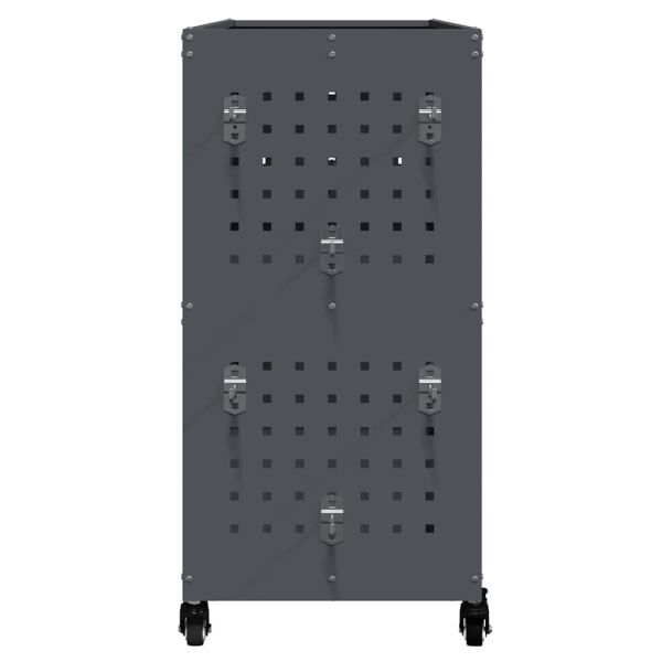 Карача за инструменти с рафт с колело Антрацит 75 x 35 x 73 см