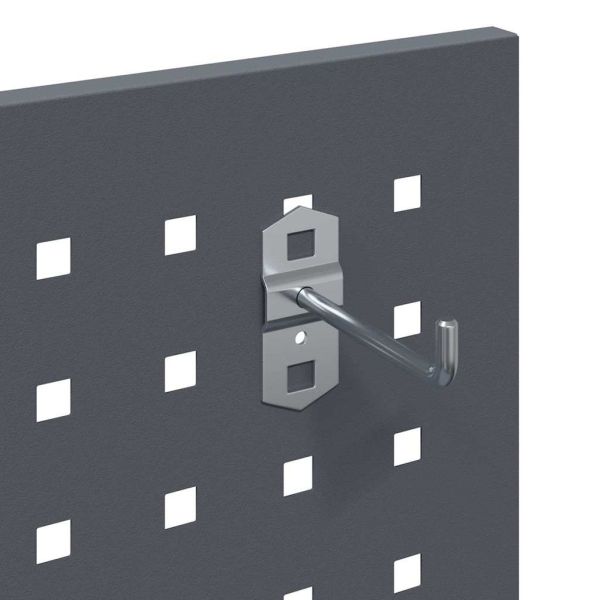 Карача за инструменти с рафт с колело Антрацит 65 x 35 x 111 см