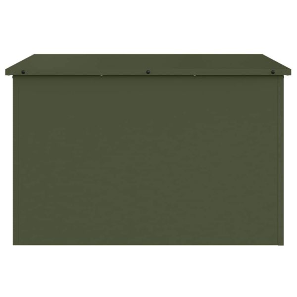 Кутия за съхранение на открито със съхранение Маслинено зелено