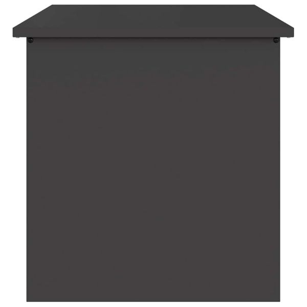 Кутия за съхранение на открито Черно 55 x 50,5 x 50 см Стомана